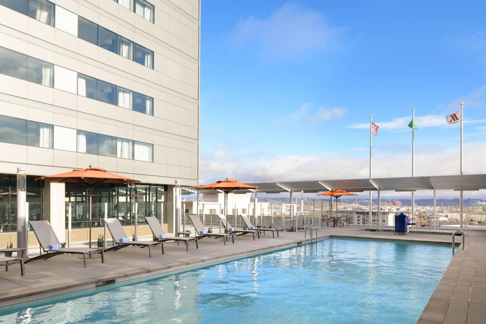 Hotel Marriott Tacoma Downtown Exterior foto